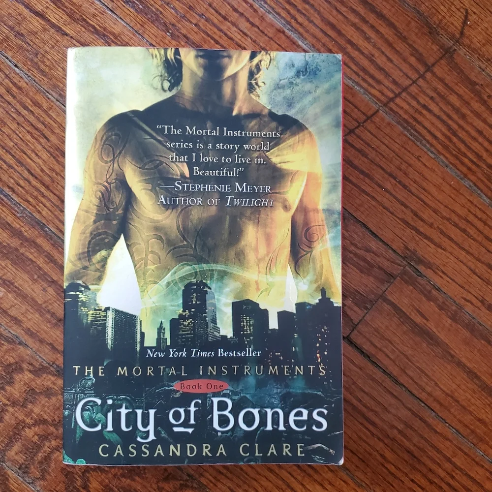 The Mortal Instruments City Of Bones Cassandra Clare, Paperback, Painted Edges